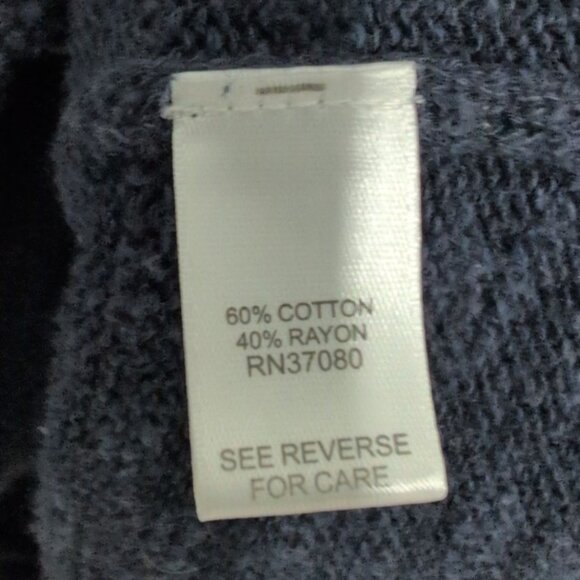 Cato Star Sweater Womens Size 18/20W Blue Bell Sleeve Cotton Blend Knit Pullover - Picture 6 of 11